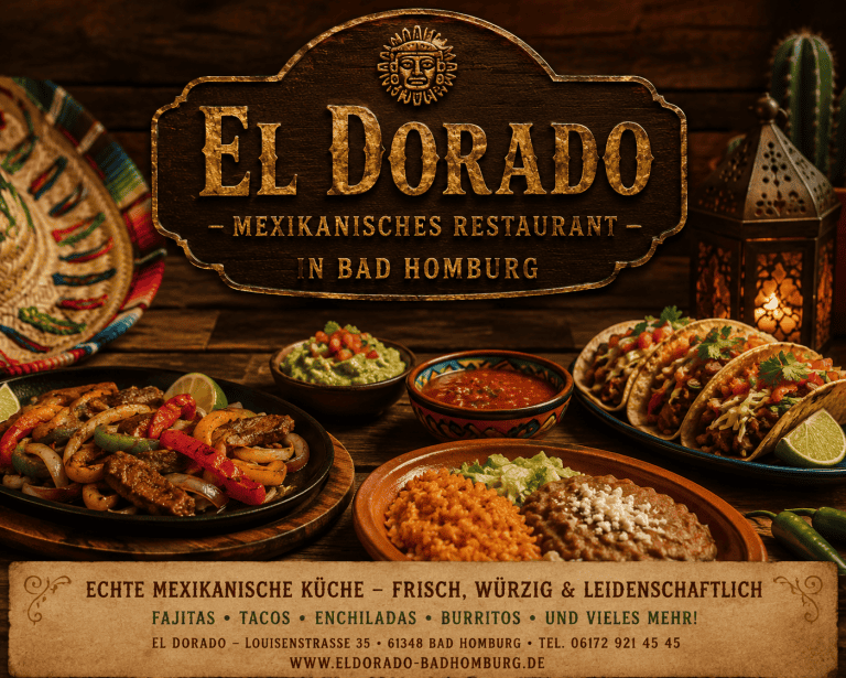 Authentische mexikanische Gerichte bei El Dorado in Bad Homburg.