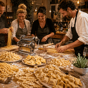 Kochkurs bei Olaf's Kochschule mit Pasta-Sinfonie am 23.01.2027.